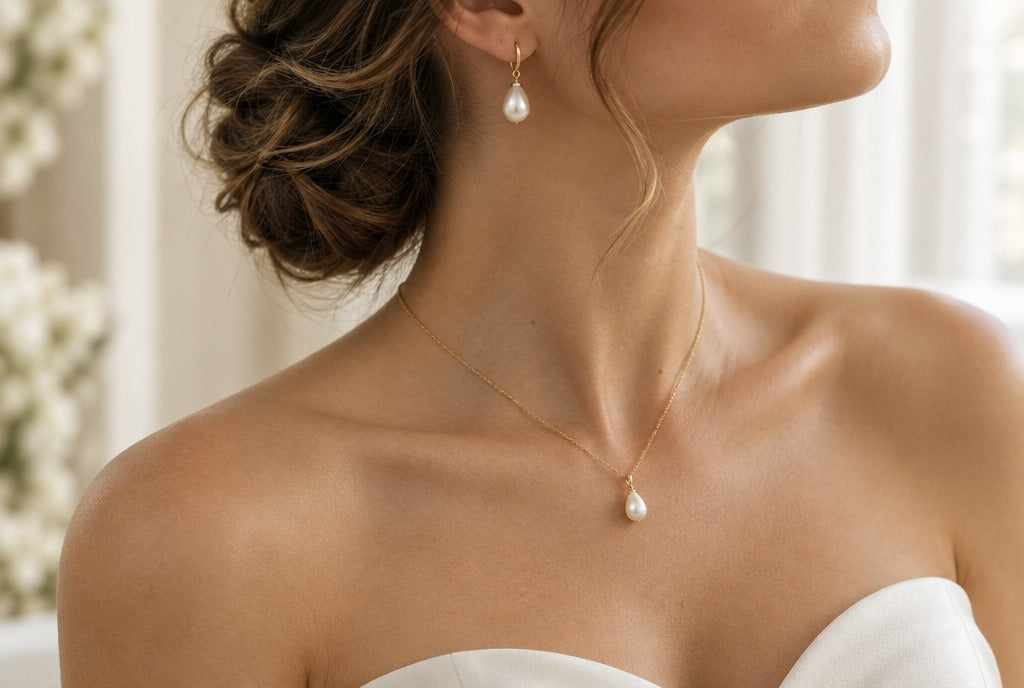 How to Choose Bridal Pearl Earrings for Your Neckline