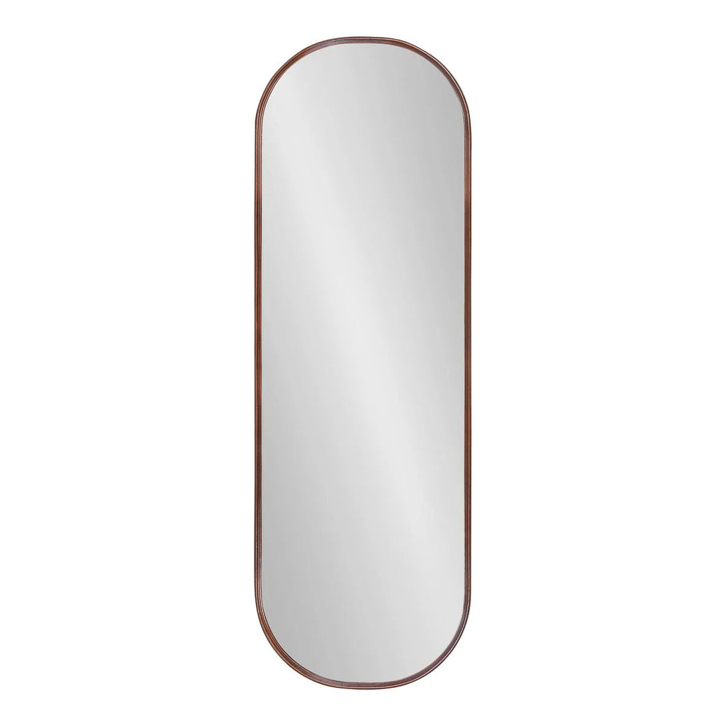 Capsule Framed Wall Mirror, 16x48, 18x24, 22x34, 24x36, Black, Bronze, Gold, Gray, Silver, Antique-Bronze
