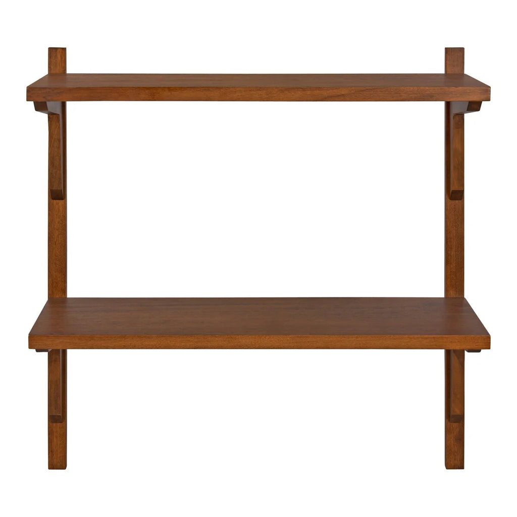 Mid-Century Wall Shelves, 24x8x24 Inch Decorative Wall-Mounted Storage And Display Shelving