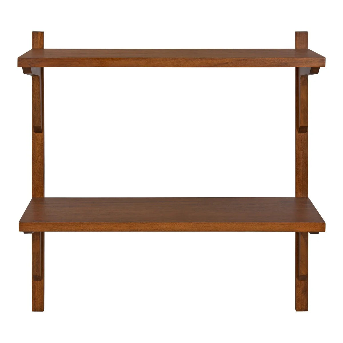Mid-Century Wall Shelves, 24x8x24 Inch Decorative Wall-Mounted Storage And Display Shelving