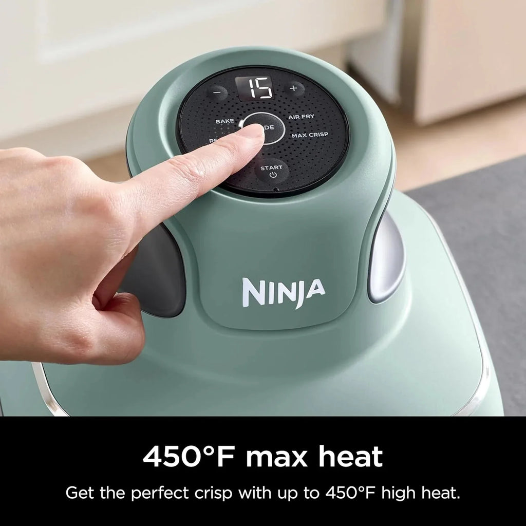 Ninja Crispi 4-in-1 Portable Glass Air Fryer Cooking System, 1500W, 4 QT And 6-Cup Containers