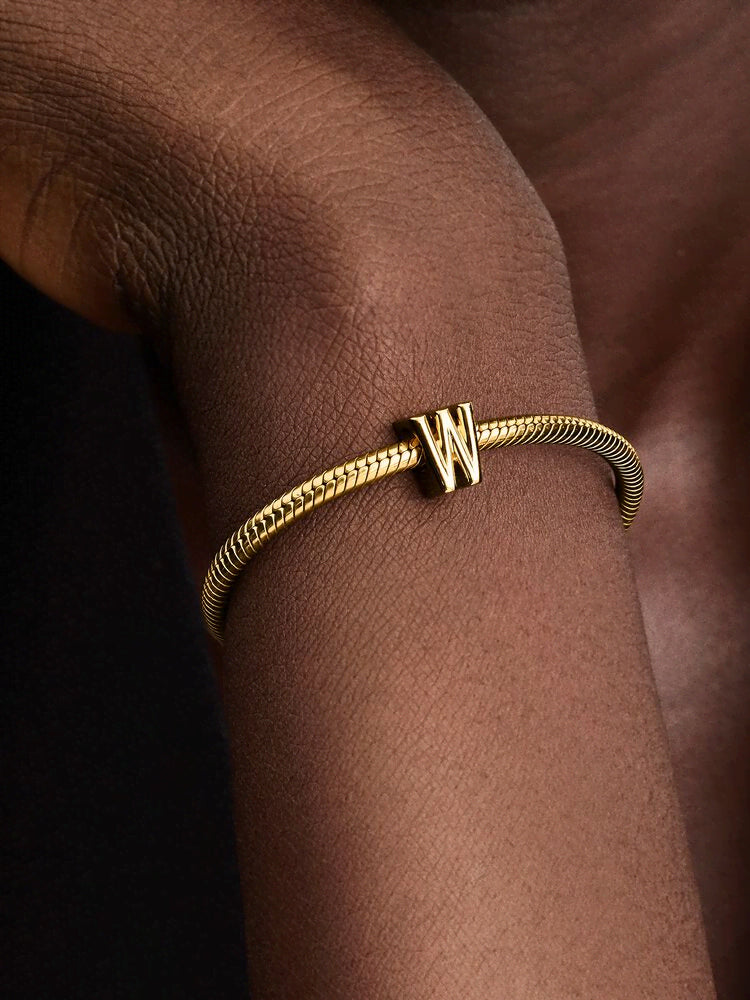 Letter W Alphabet Charm