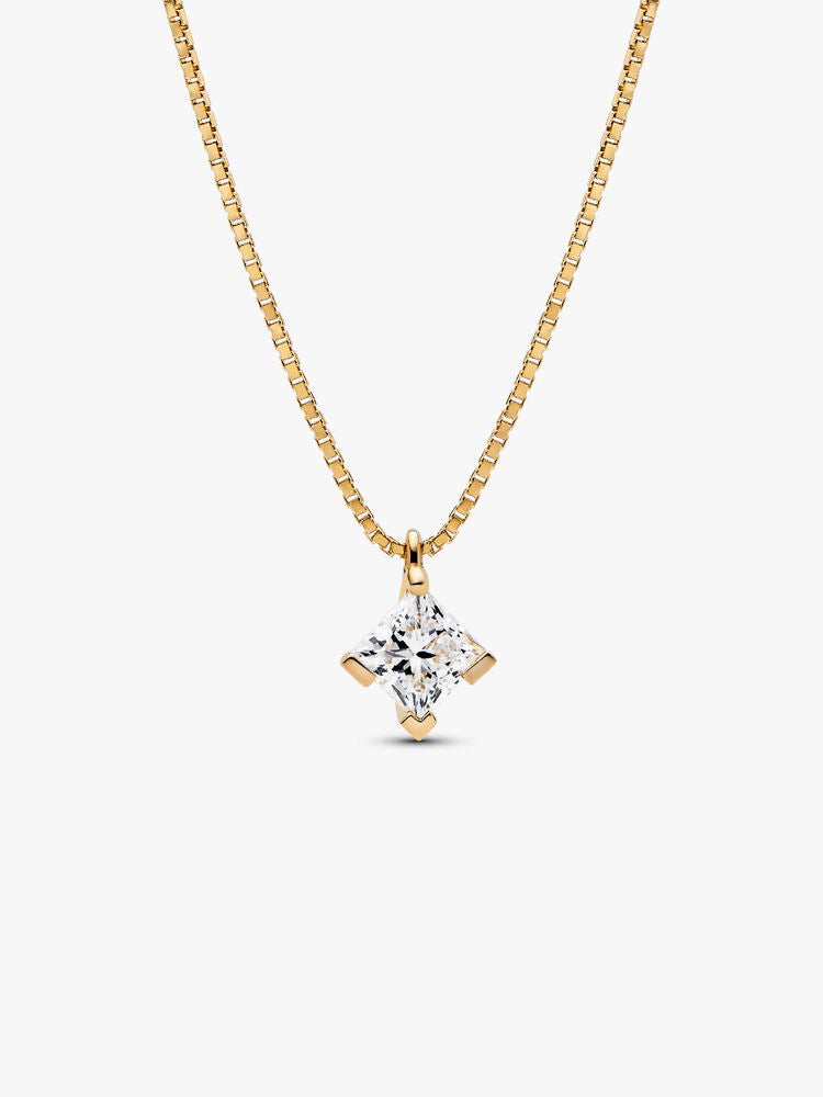 Pandora Nova 14k Gold Lab-grown Diamond Pendant Necklace