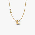 Letter L Charm Necklace