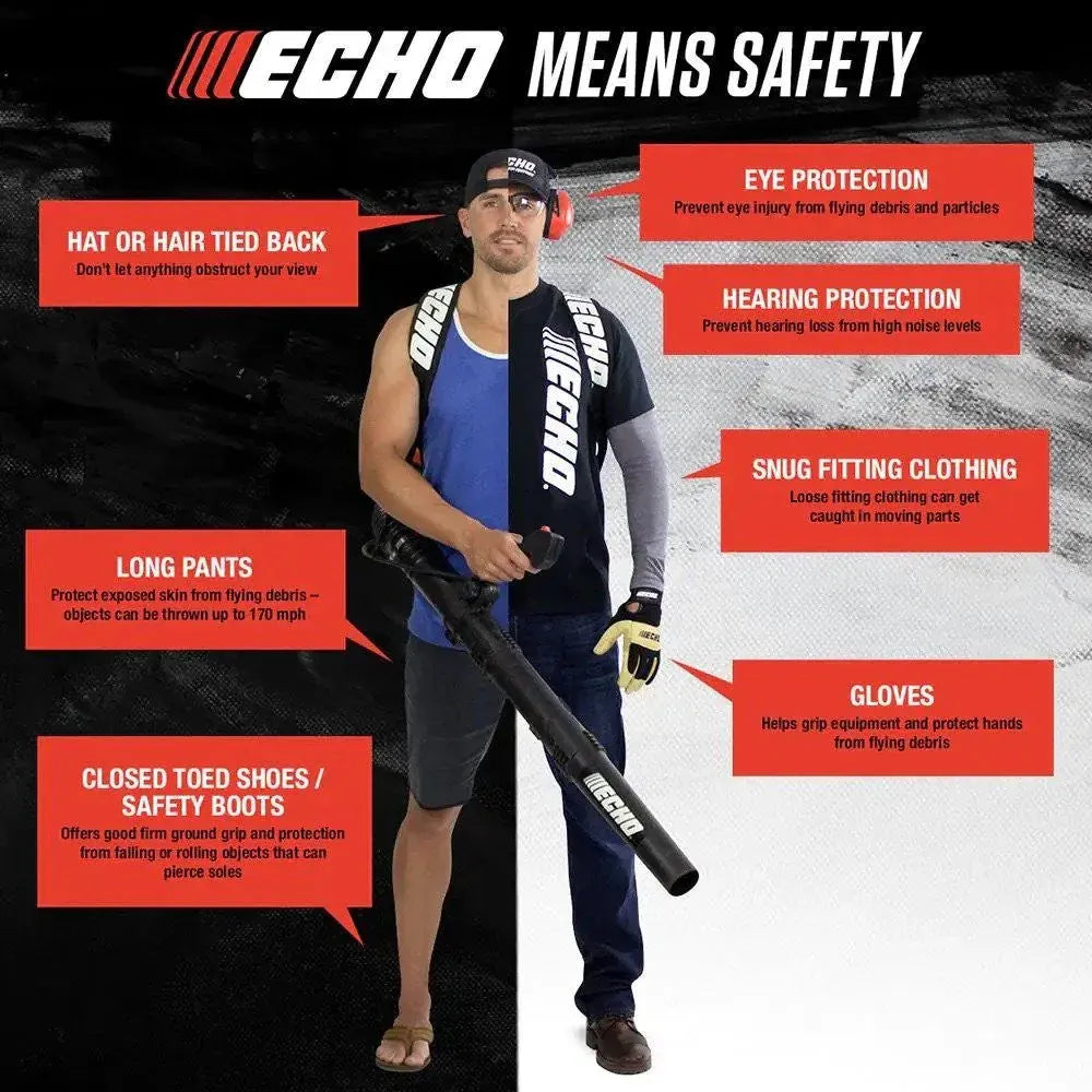 ECHO Gas 2-Stroke Cycle Handheld Leaf Blower 170 MPH 453 CFM 25.4 cc