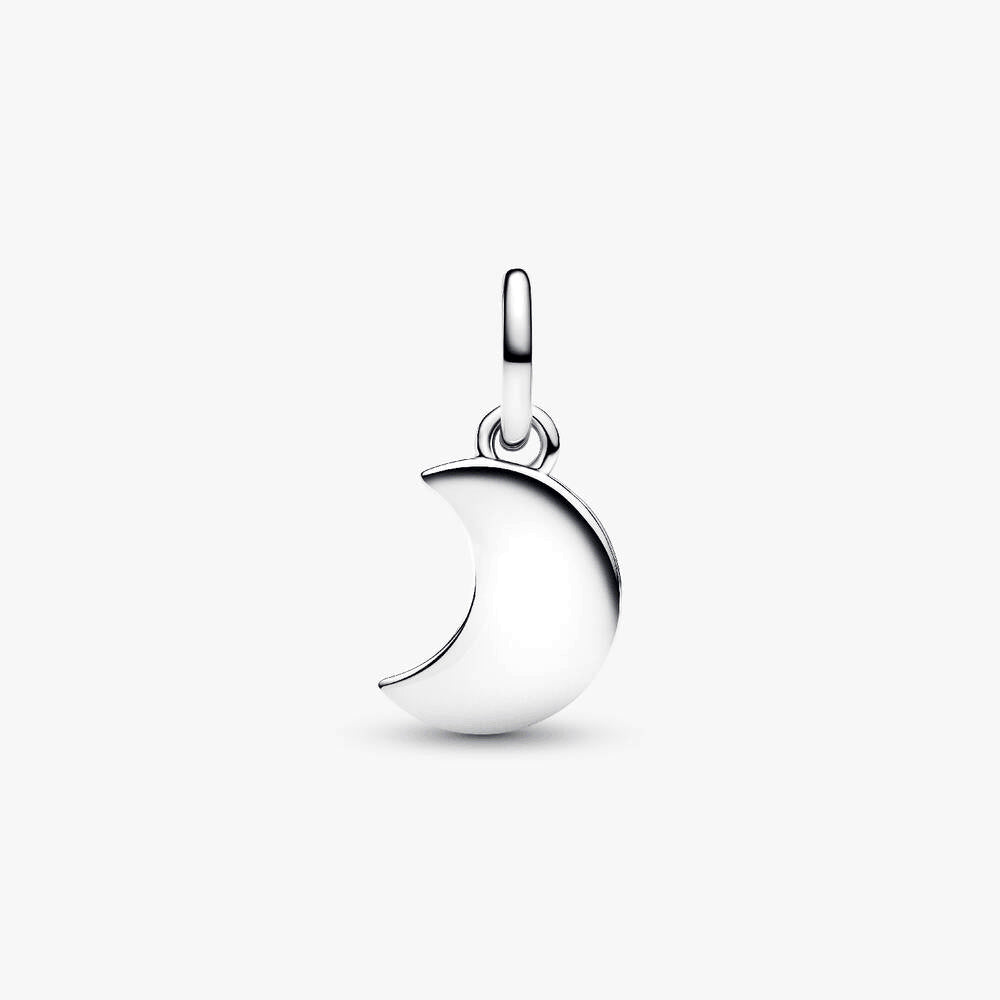 Crescent Moon Double Dangle Charm