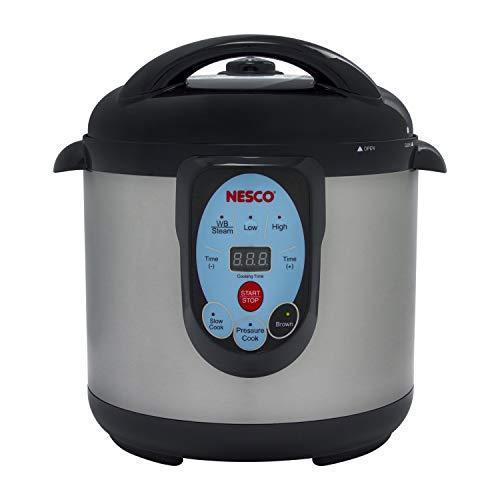 NESCO Smart Pressure Canner And Cooker, 9.5 Quart, Stainless Steel - NPC-9