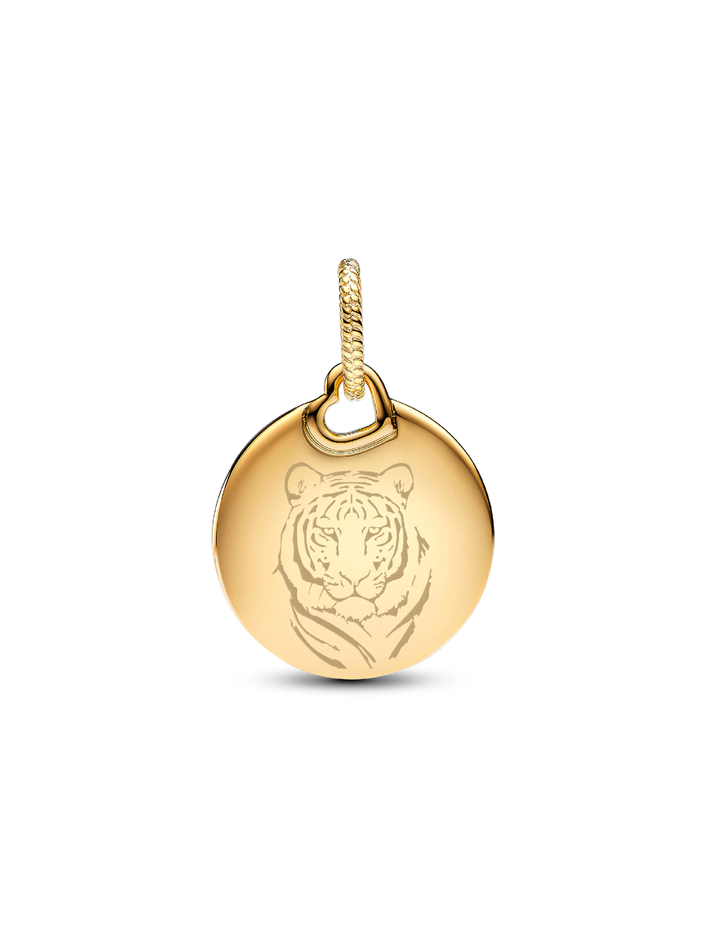 Tyla Signature Tyger Round Tag Dangle Charm