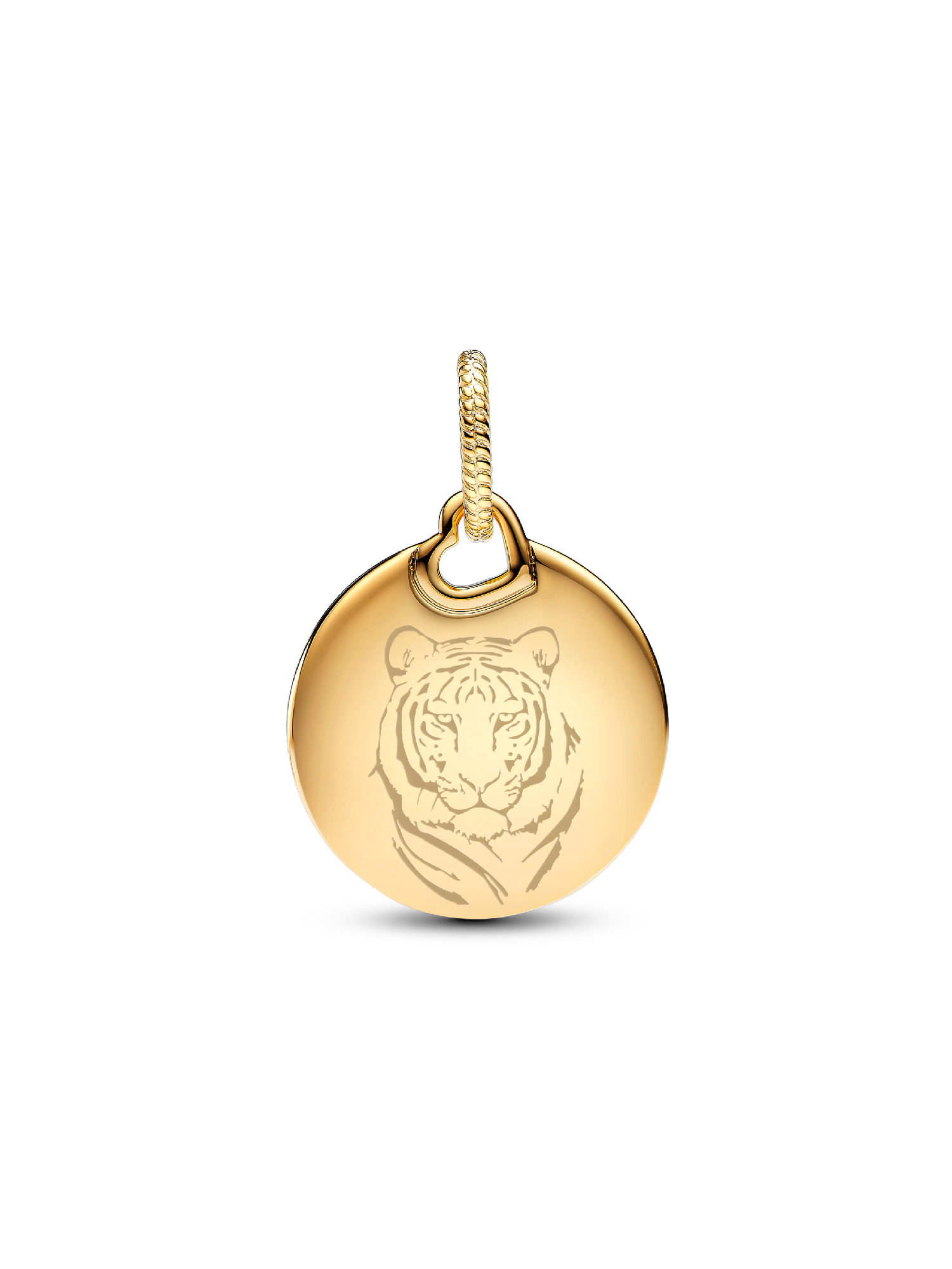 Tyla Signature Tyger Round Tag Dangle Charm