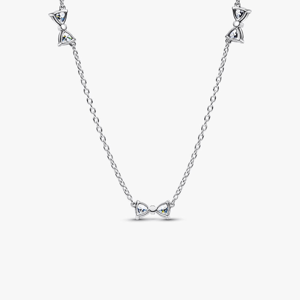 Bow Station Chain Necklace
