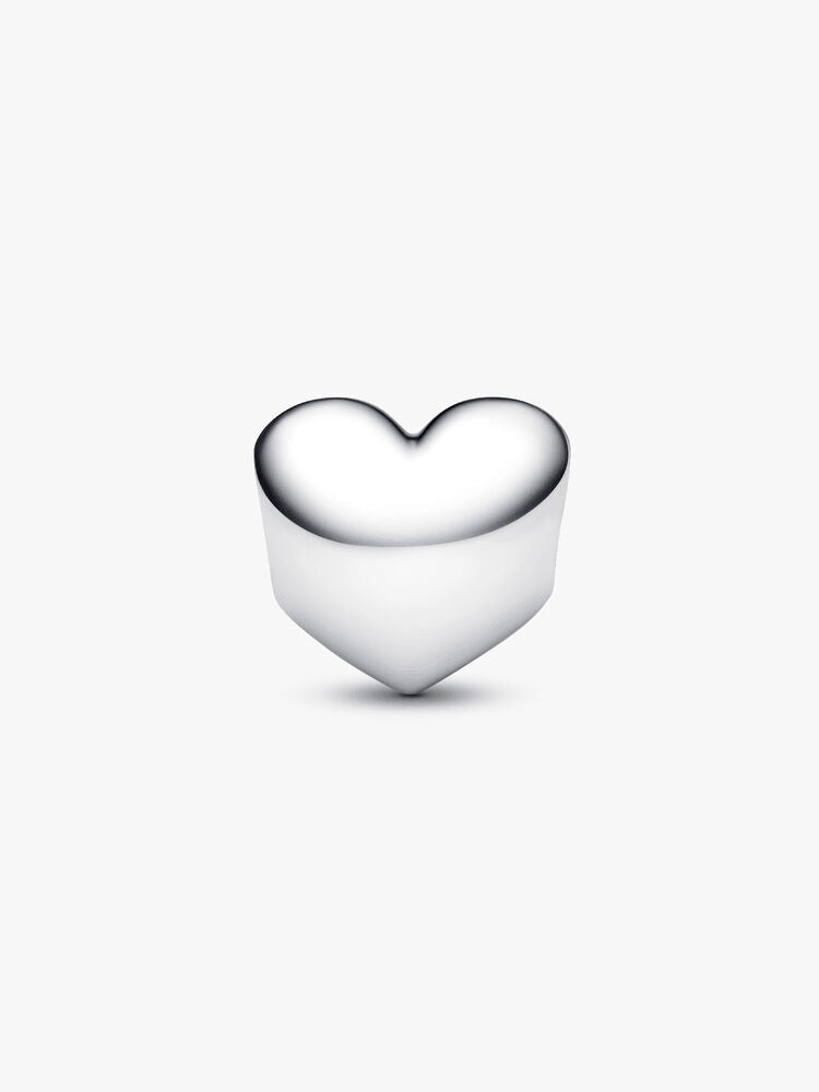 Engravable Blue Stone Heart Charm