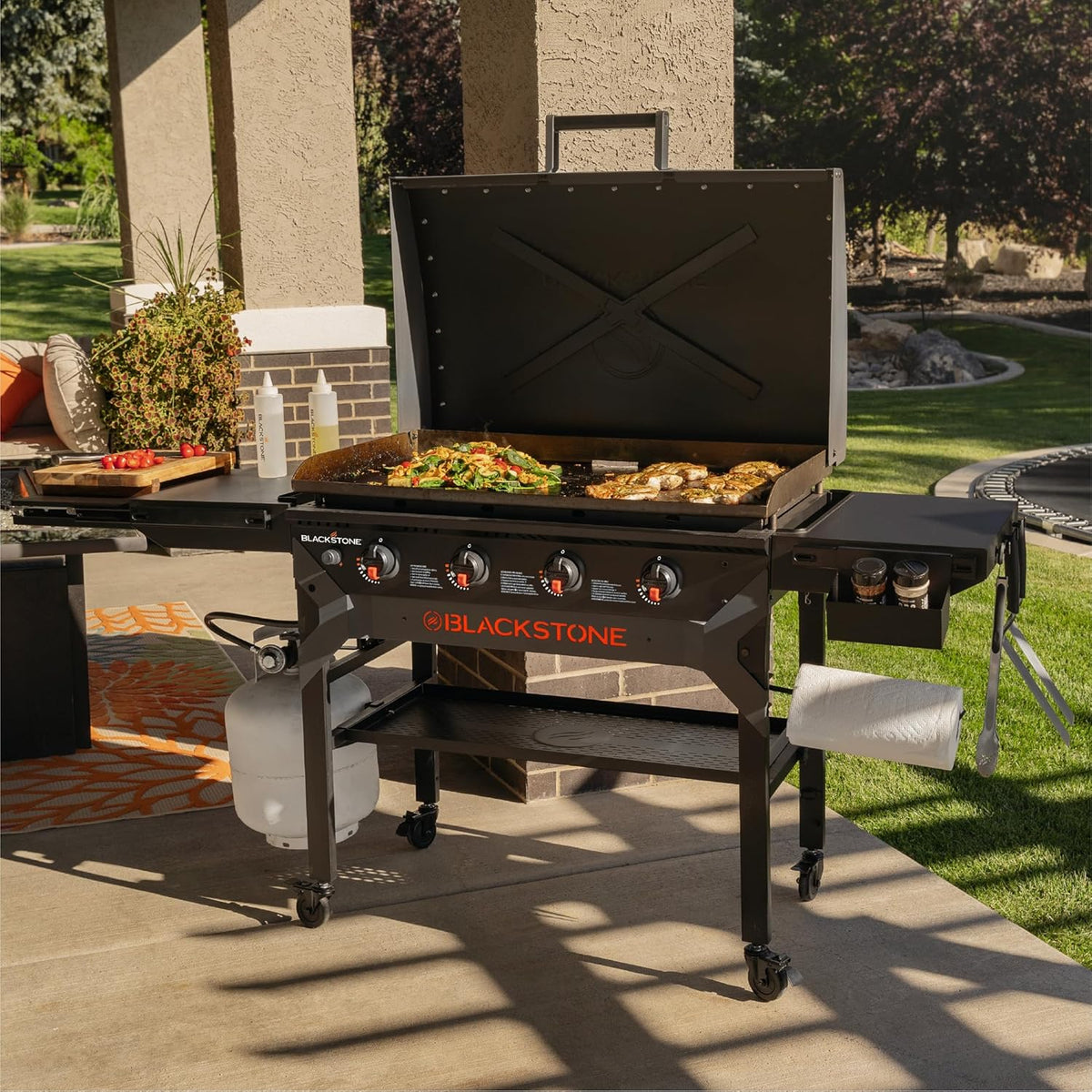 BLACKSTONE 36in Omnivore Gas Griddle, 768 Square Inches, Powder Coated Black - 2310