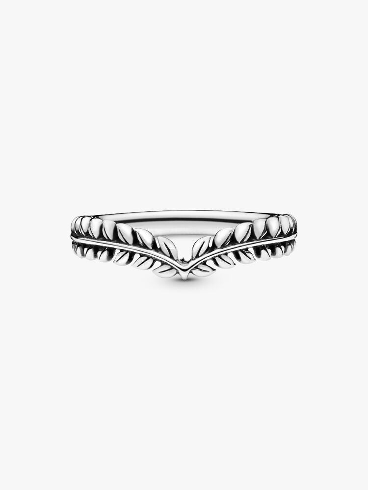 Wheat Grains Wishbone Ring