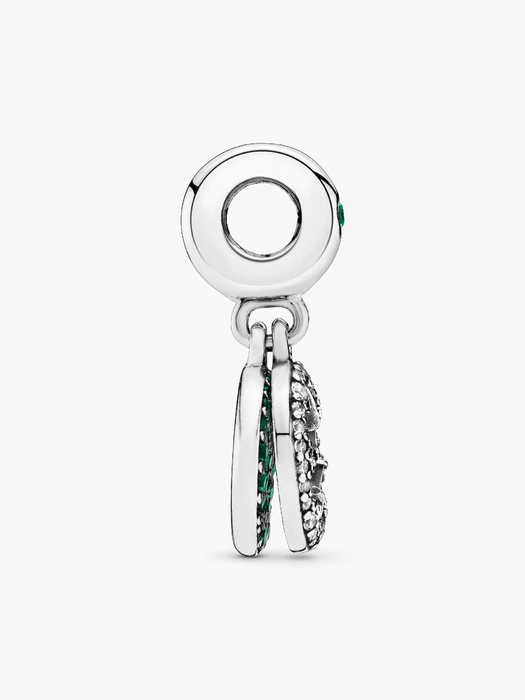 Lucky Four Leaf Clover Dangle Charm