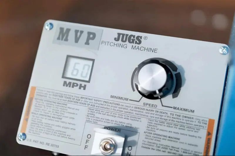 Jugs MVP Combo Pitching Machine With 20-60 mph Speed Control - M1601