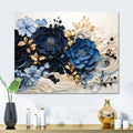 Abstract Spiral Aluminum Wall Art, Gold And Blue, Multiple Sizes