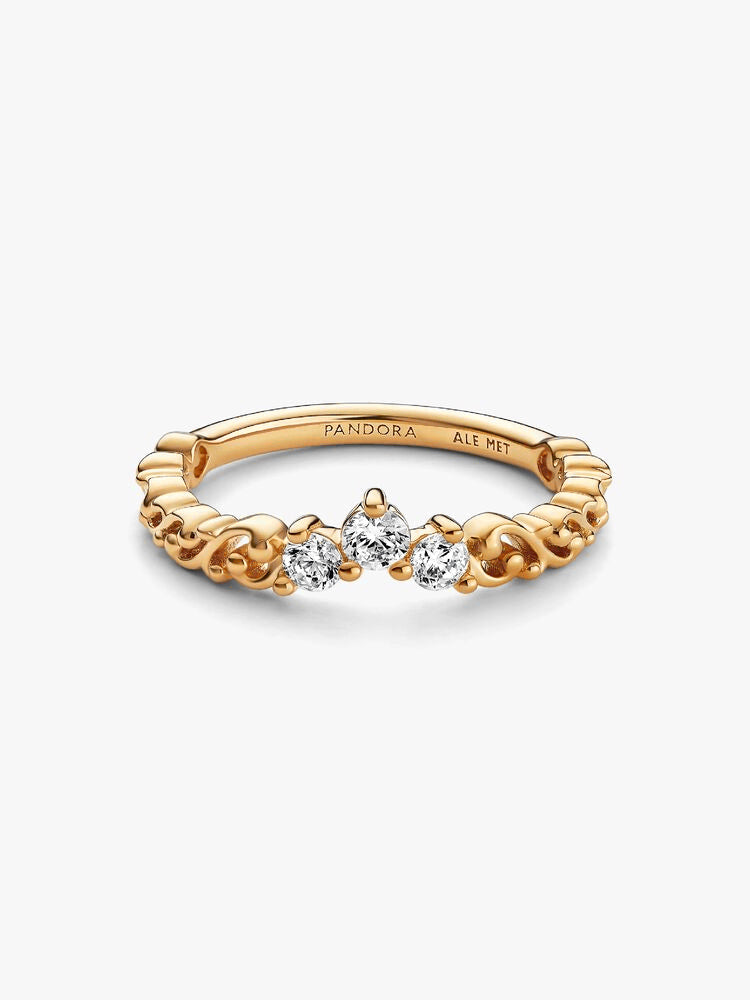 Regal Swirl Tiara Ring