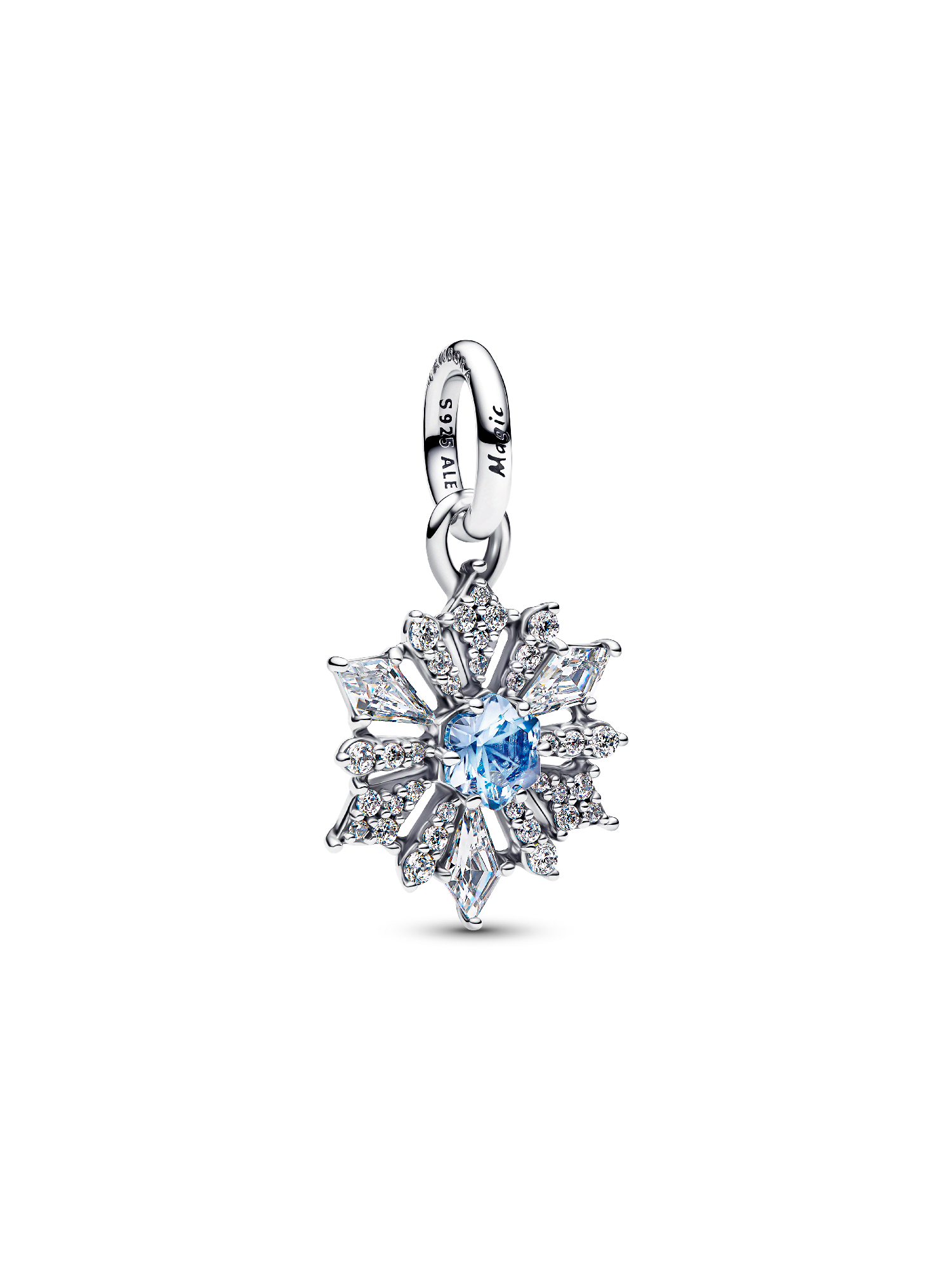 Disney Frozen Queen Elsa Snowflake Dangle Charm