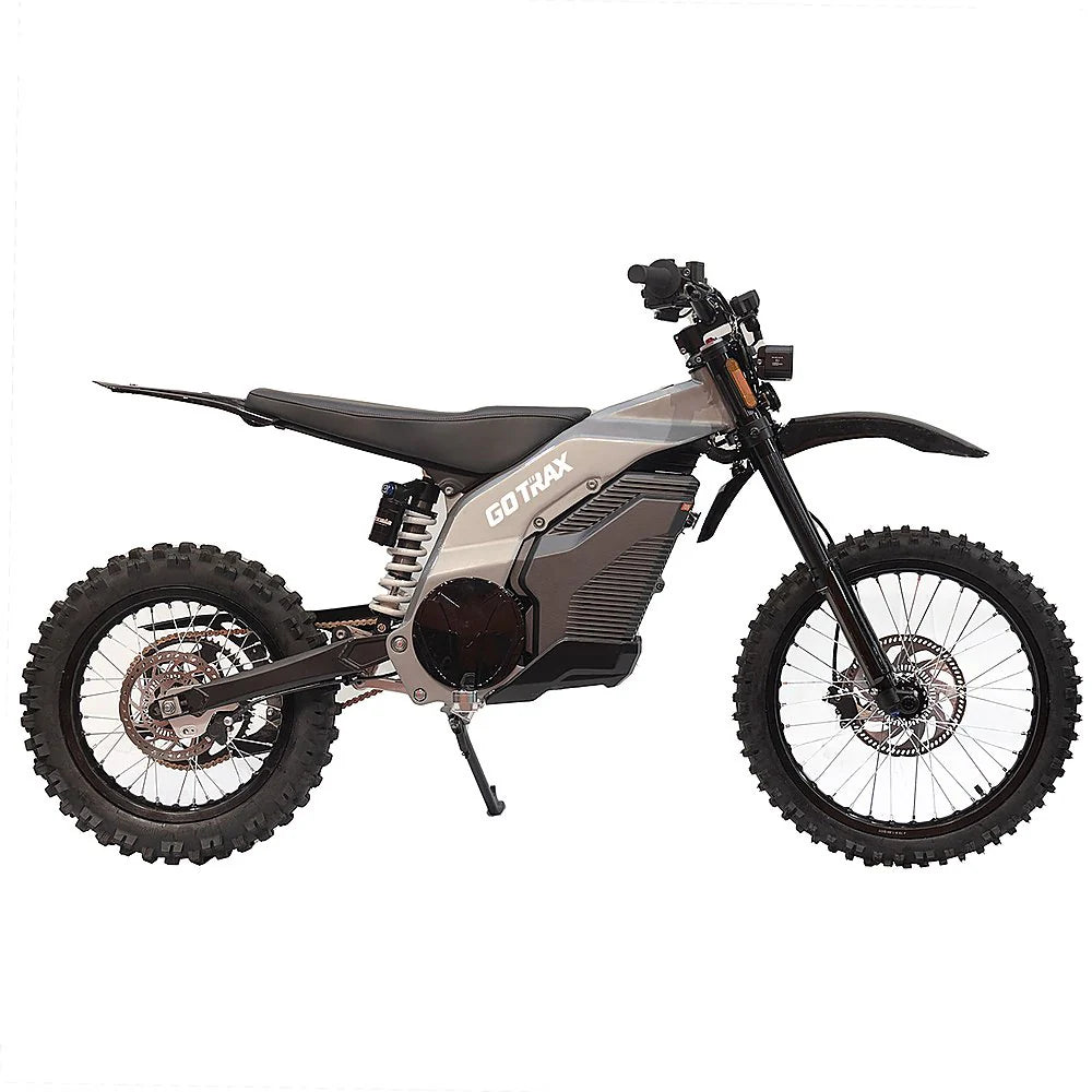 GoTrax Electric Dirt Bike, 50 mi Max Range, 53 mph Max Speed, 8000W - Everest