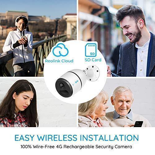 REOLINK Outdoor Solar-Powered 3G/4G LTE Security Camera System - Reolink Go