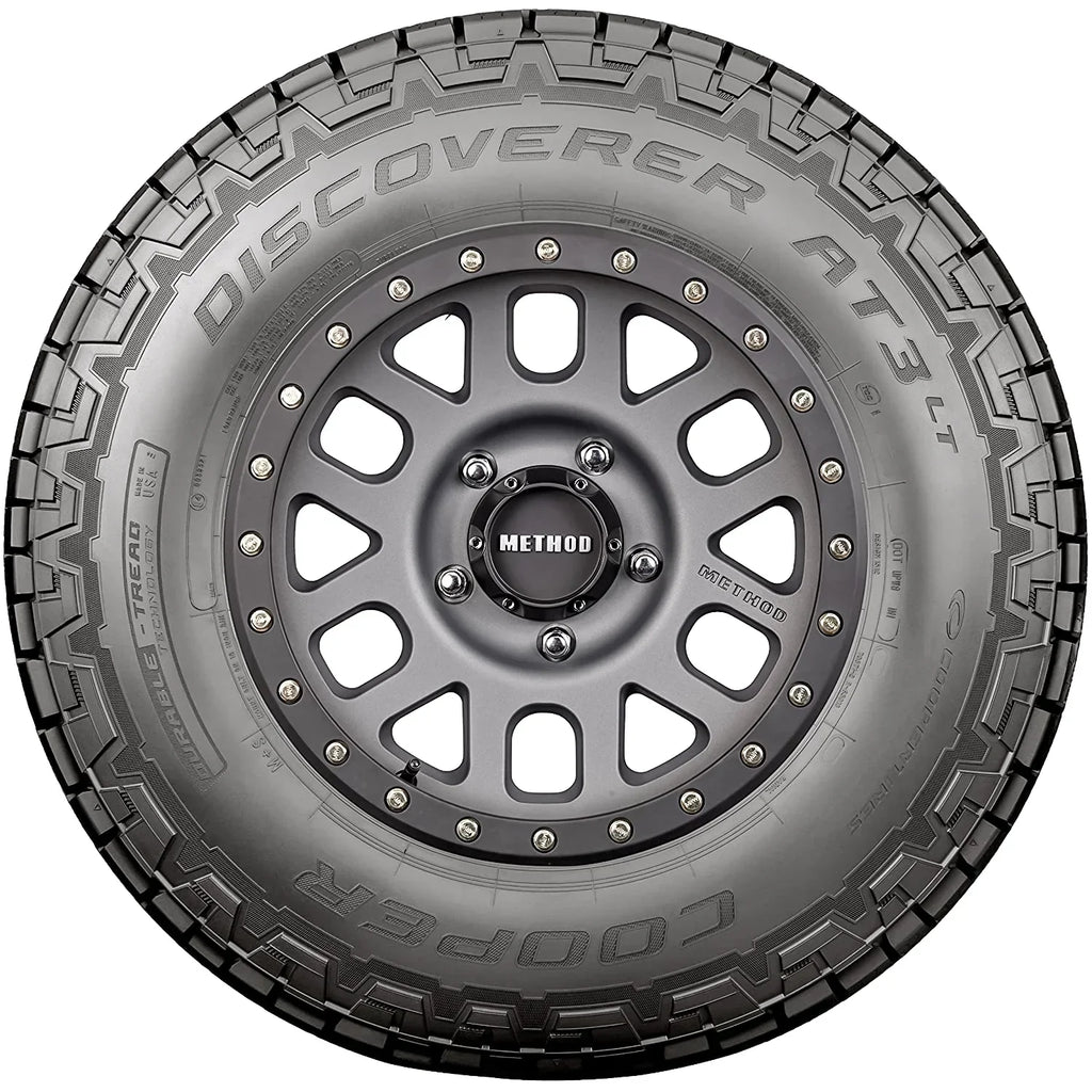 Cooper Discoverer AT3 LT All Terrain Tires, 235/80R17 Load Range E 10 Ply, Pair of 2