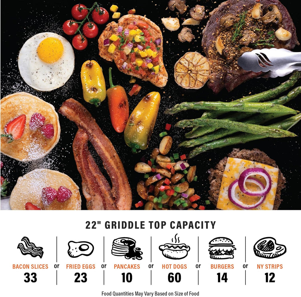 BLACKSTONE 22 inch Tabletop Griddle, Black - 1666