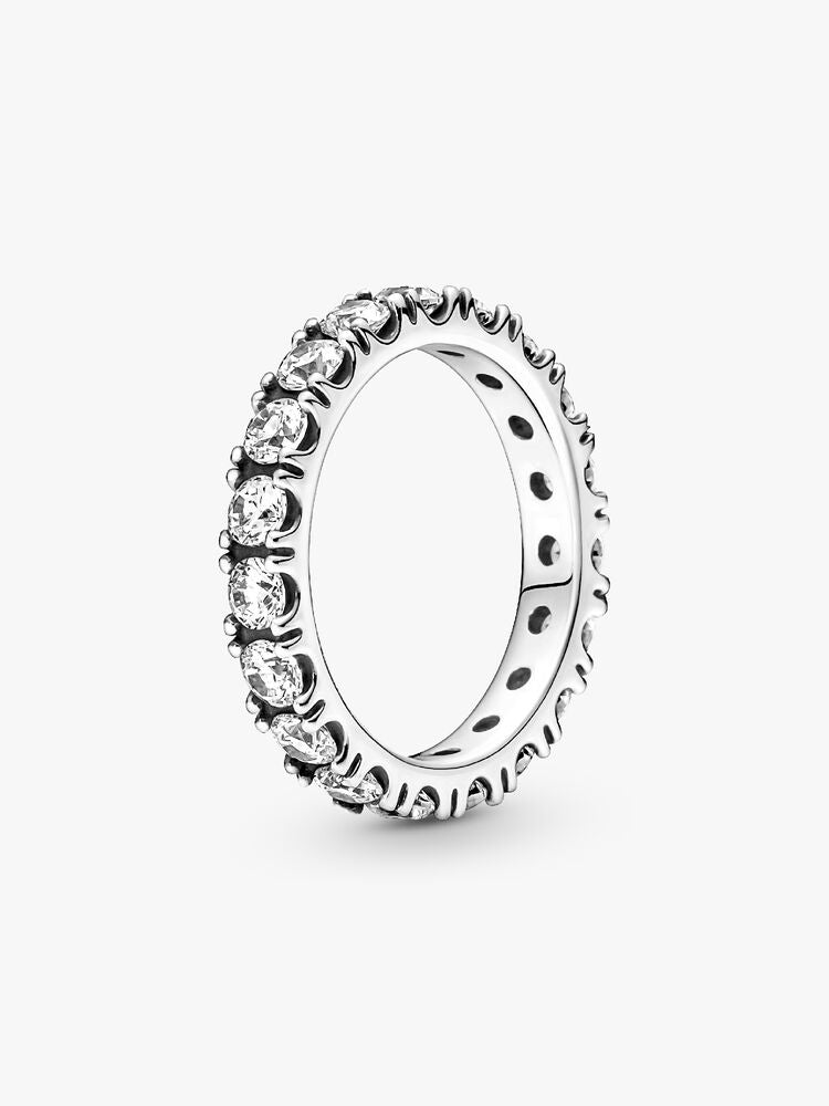 Sparkling Halo Ring Set