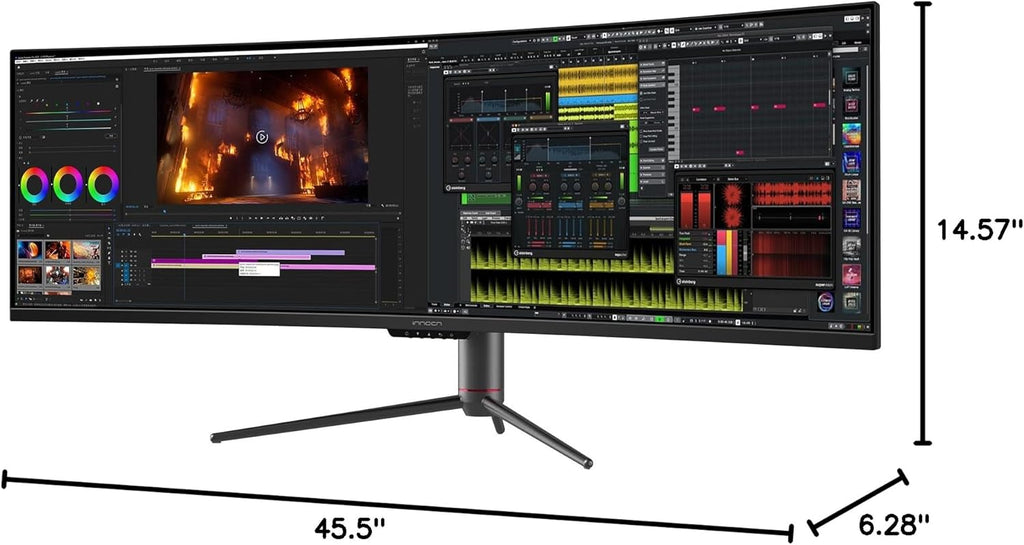 INNOCN 49 Inches Curved Gaming Monitor, 144Hz, HDR400, 32:9 - 49C1G