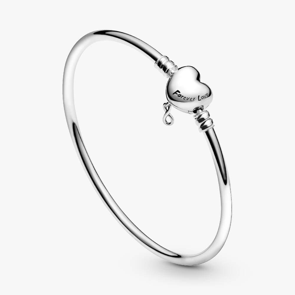 FINAL SALE - Pandora Moments Infinity Heart Clasp Bangle
