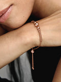 FINAL SALE - String of Beads Slider Bracelet