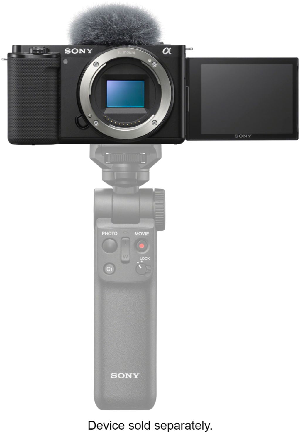 Sony Mirrorless Vlog Camera Body Only Black - Alpha ZV-E10