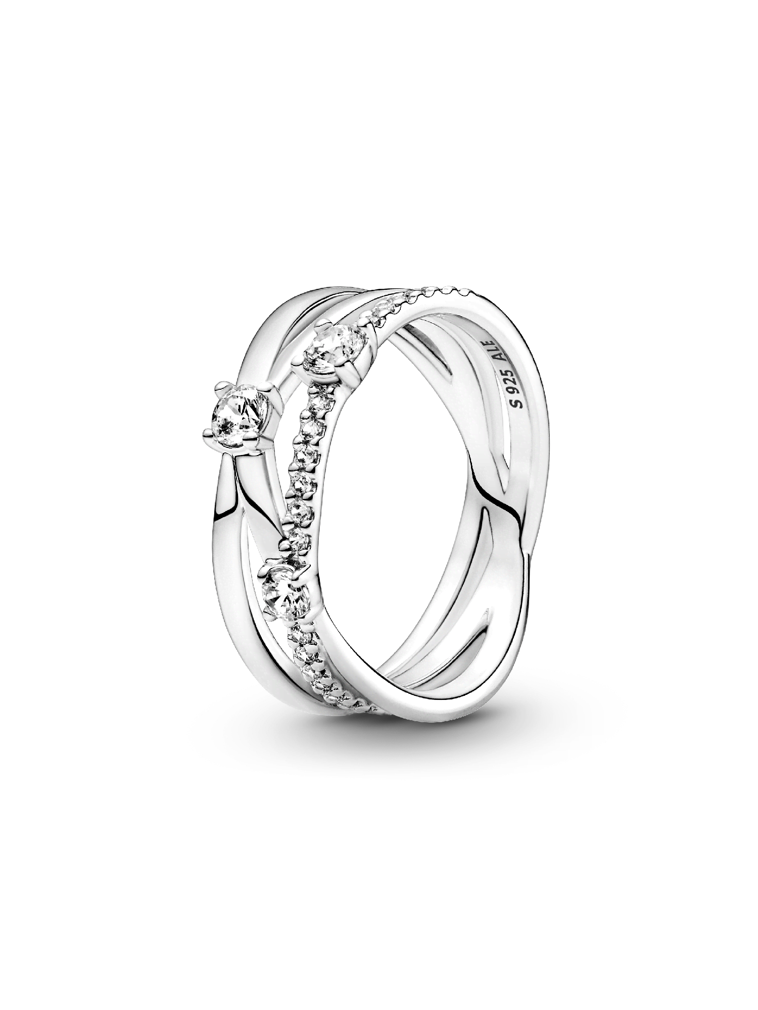 FINAL SALE - Sparkling Triple Band Ring