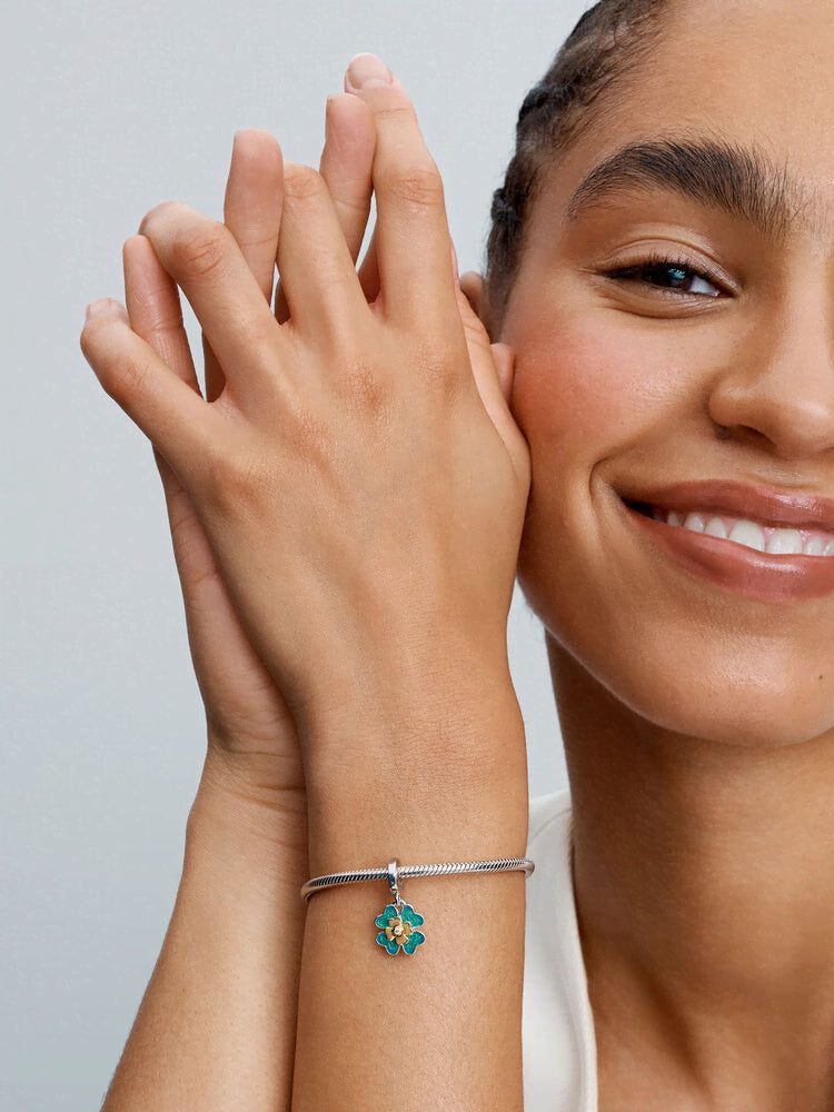 2025 Four Leaf Clover Lab-Grown Diamond Dangle Charm