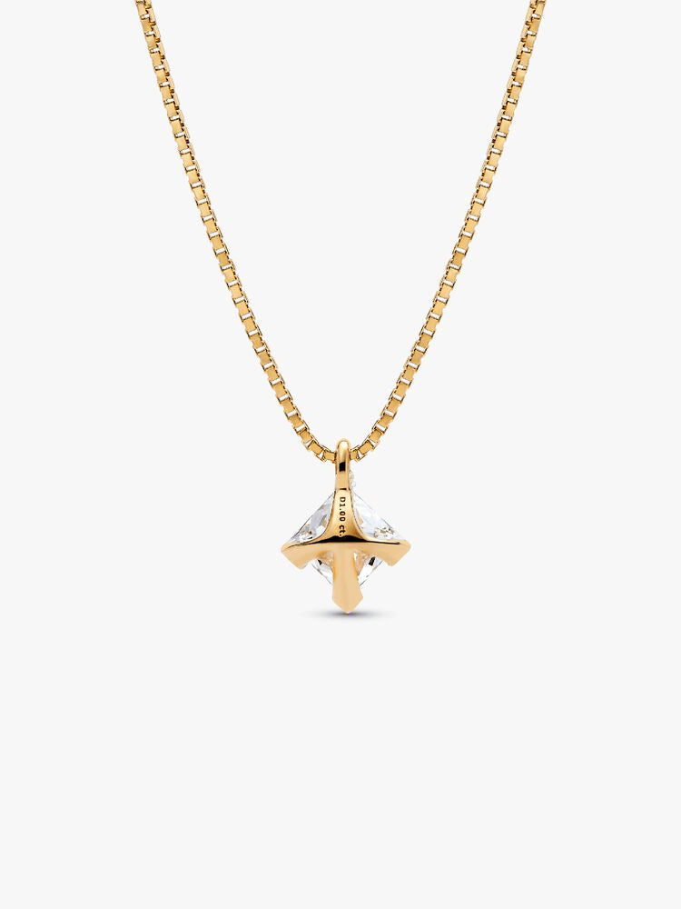 Pandora Nova 14k Gold Lab-grown Diamond Pendant Necklace
