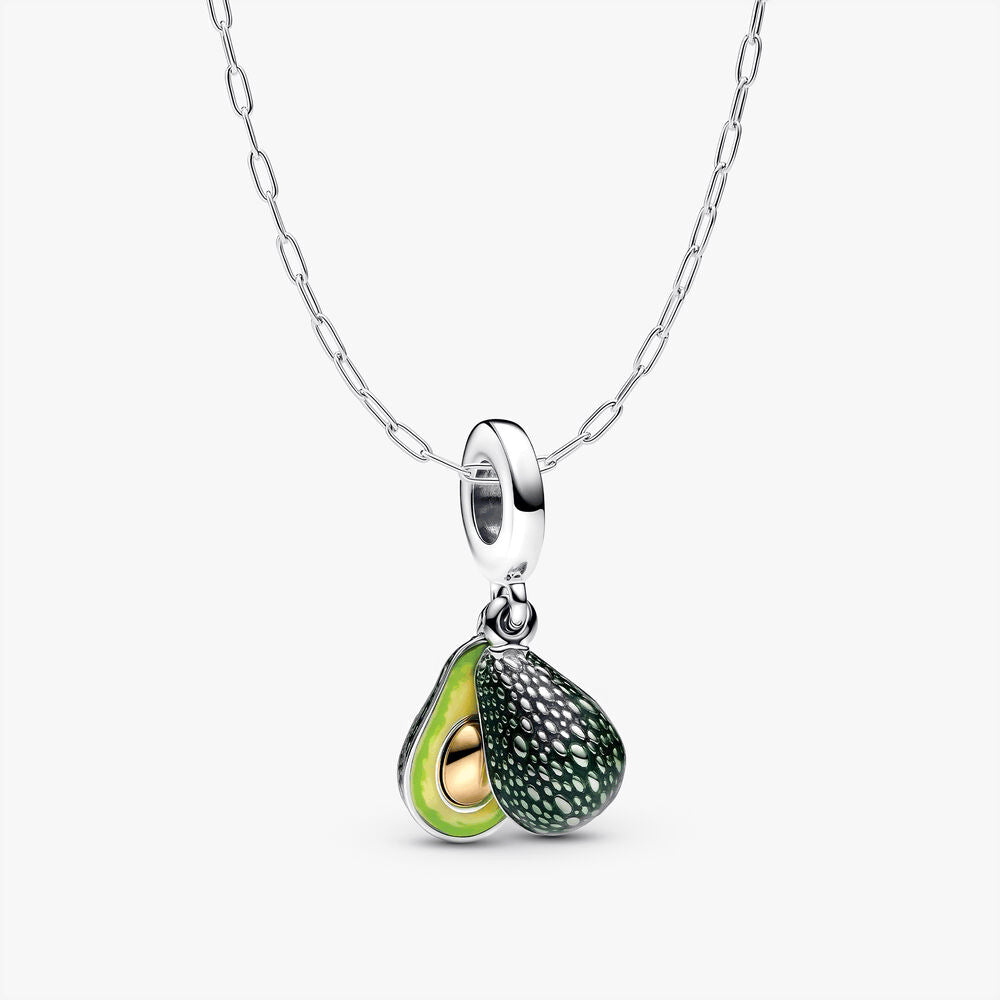 Avocado Dangle Charm Necklace Set