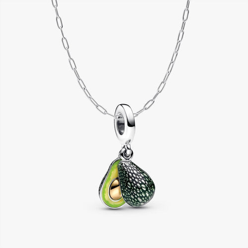 Avocado Dangle Charm Necklace Set