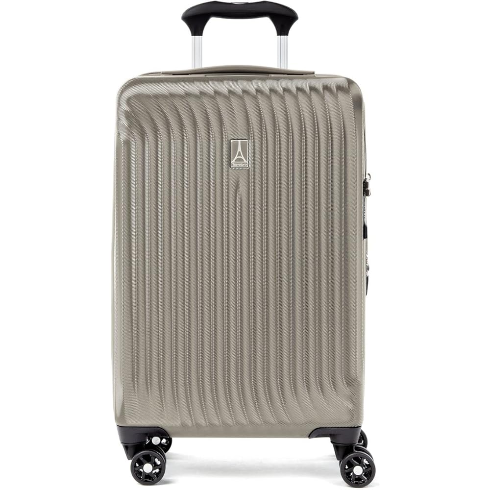Travelpro Maxlite Air Expandable Hardside Carry-On Luggage, 21 Inch, 8 Spinner Wheels, Polycarbonate, Champagne