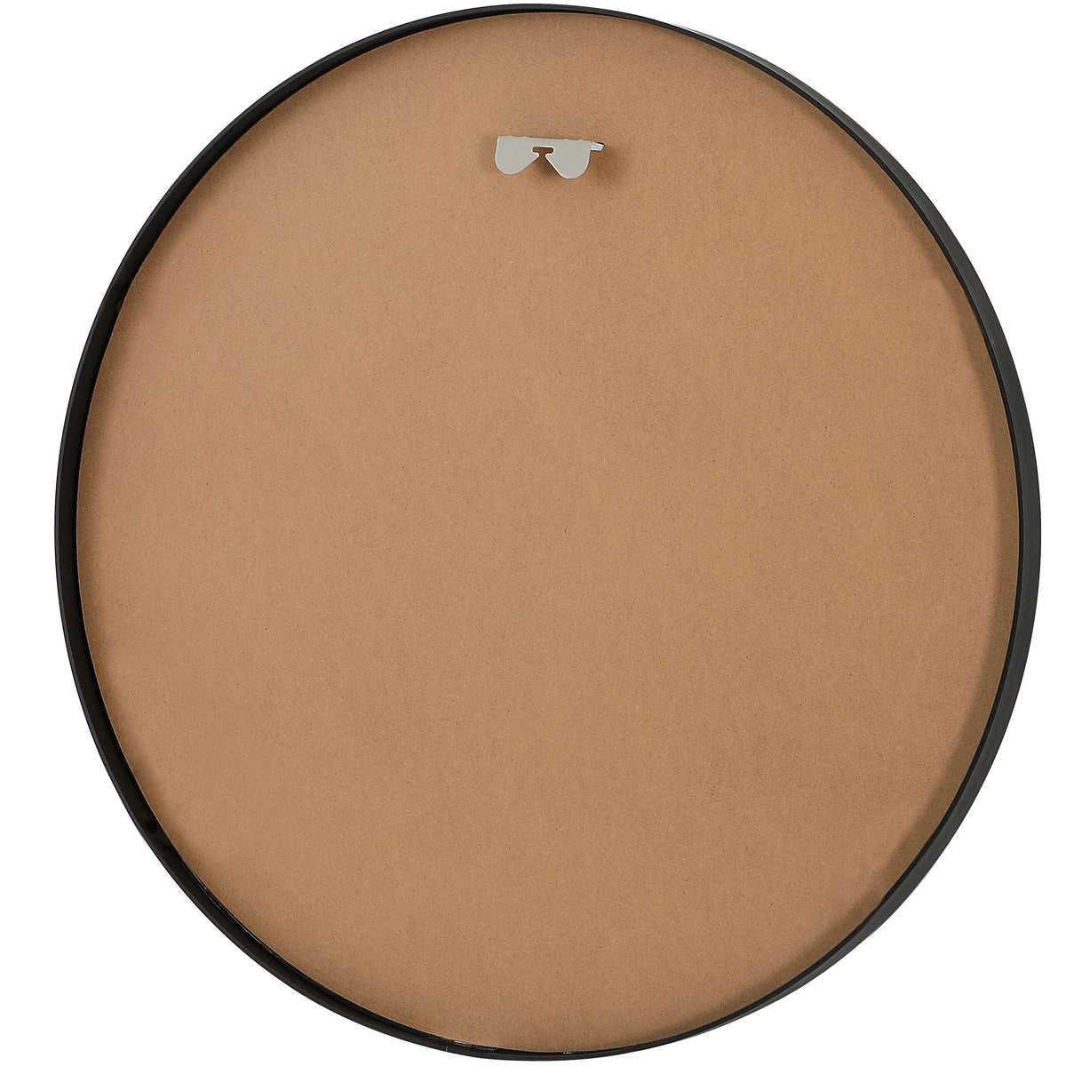 Round Aluminum Wall Mirror With Decorative Metal Frame