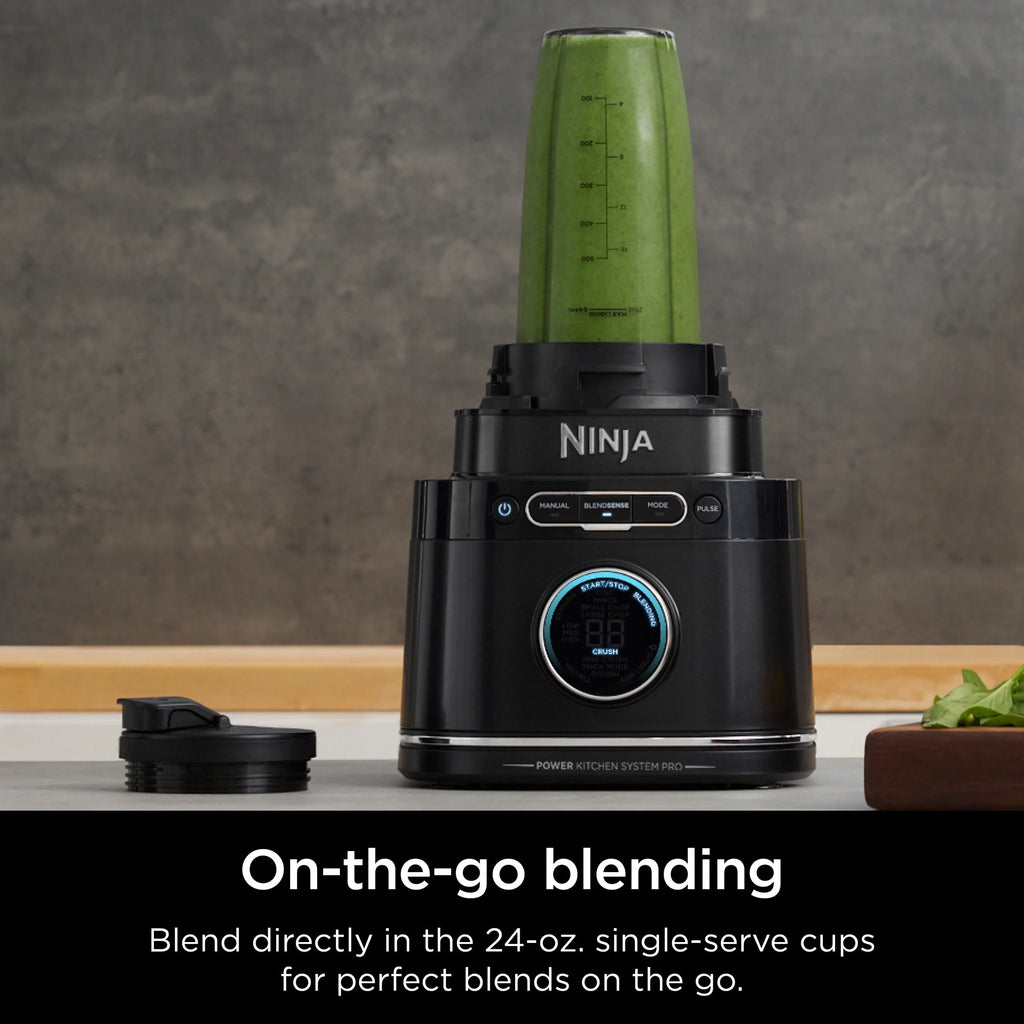 Ninja Detect Kitchen System Power Blender And Processor With BlendSense Technology, 1700 Peak Watt - TB400