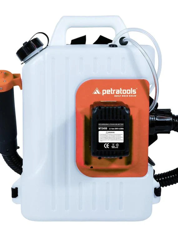 Cordless ULV Cold Fogger Backpack Sprayer, 2.6 Gallon - Battery-Powered Mosquito Fogger For Outdoor Use