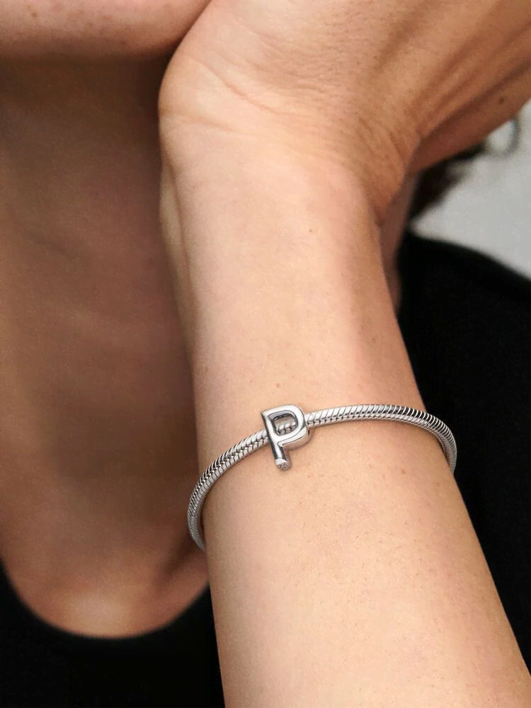 Letter P Alphabet Charm