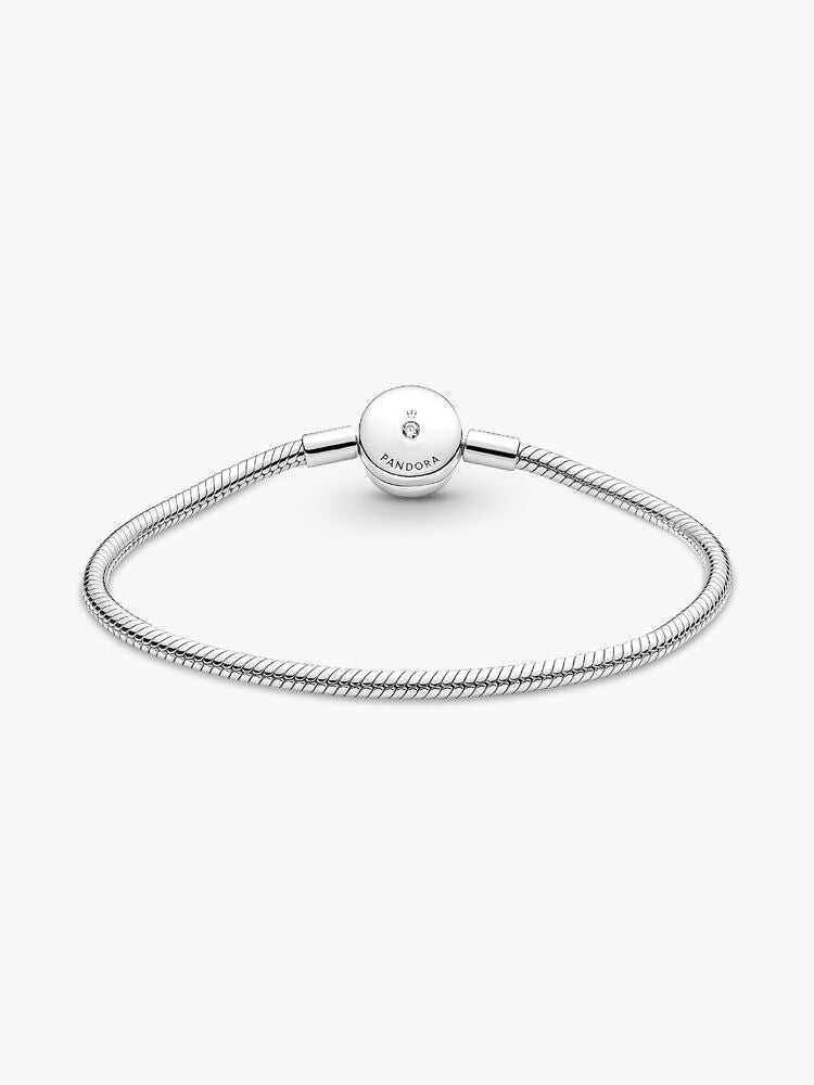 Pandora Moments Halo Snake Chain Bracelet