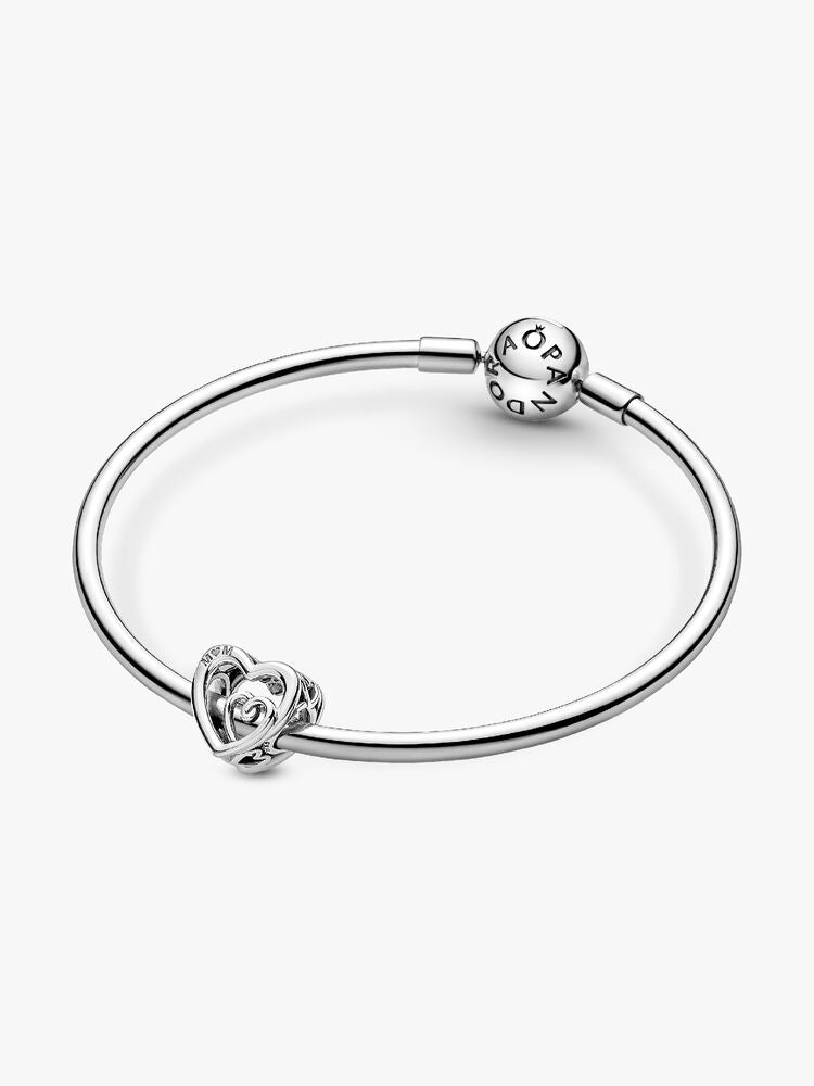 Entwined Infinite Hearts Charm