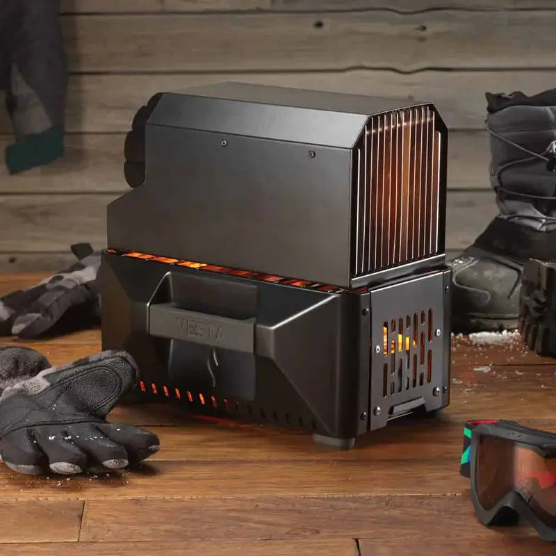 InstaFire Compact Self-Powered Heater & Stove With 3 6-Hour Canned Heat Cans, 11D x 7.5W x 10.75H - VESTA