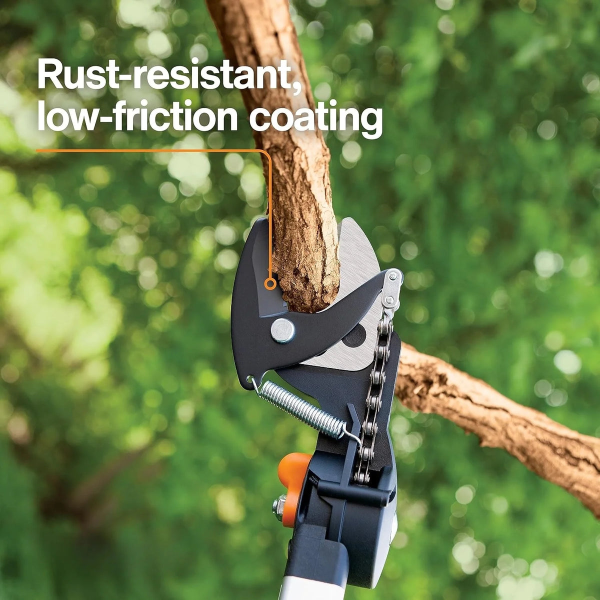 Extendable Tree Pruner And Pole Saw, 7.9 - 12 Feet, 15-Inch Double-Grind Saw Blade - 92406935K