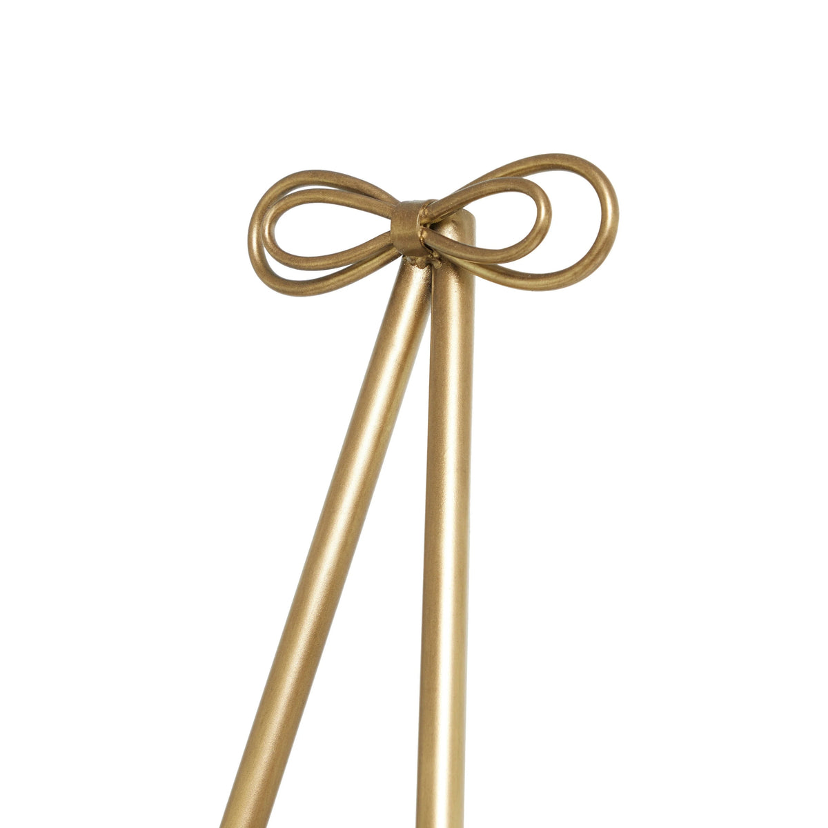 Adjustable 3-Tier Metal Display Stand Gold Floor Easel