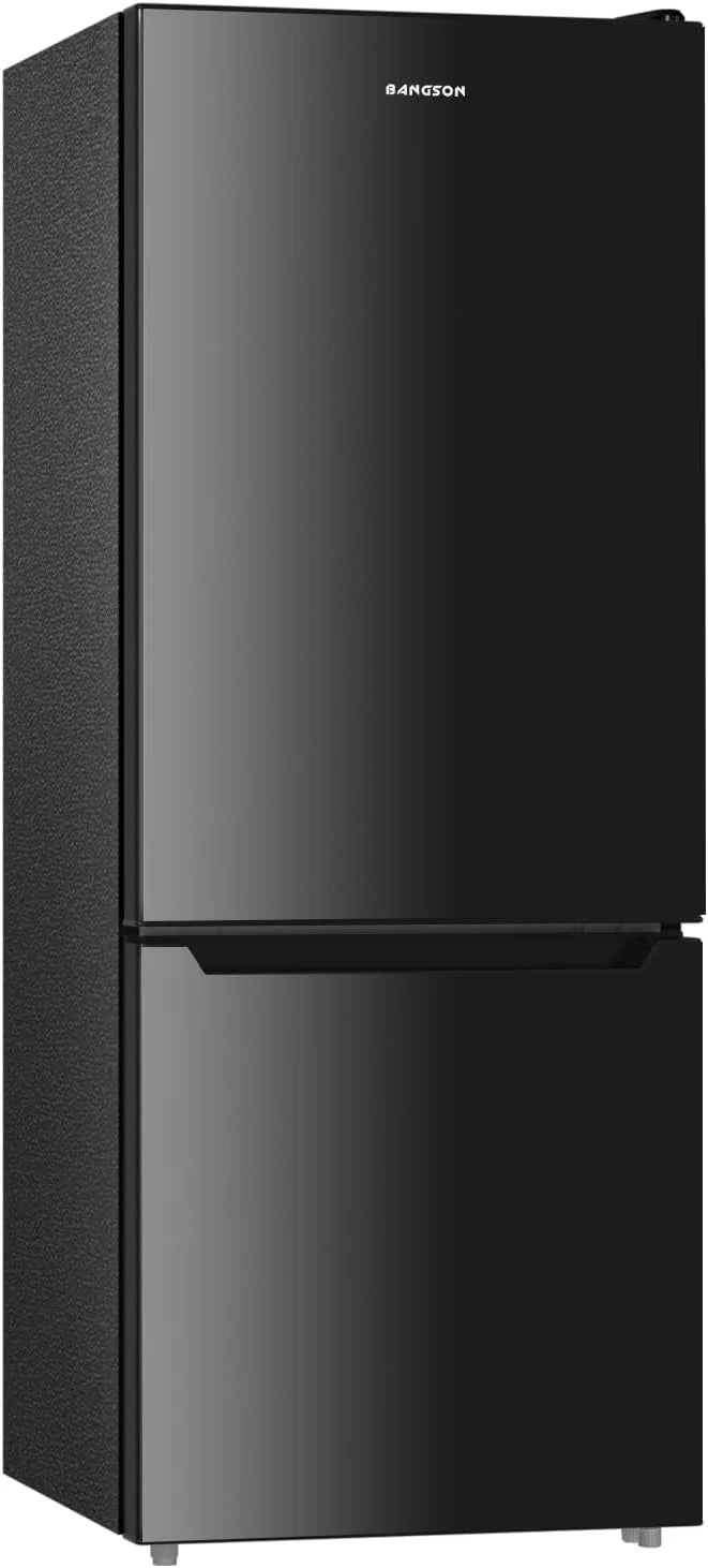 BANGSON Bottom Freezer Refrigerator 7.1 Cu.Ft Black - 2 Door