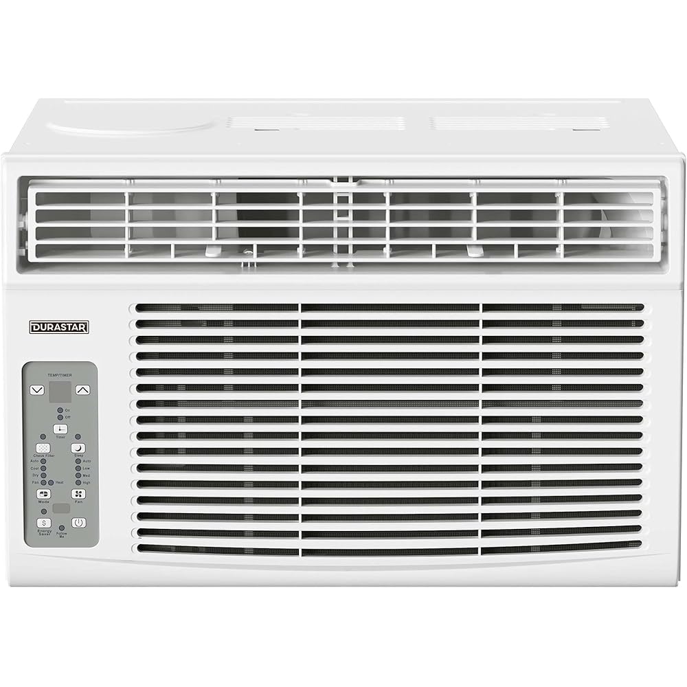 Durastar Window Air Conditioner With Heating, 12,000 BTU Cooling, 11,000 BTU Heat, 230V - DRWHC122XNA1
