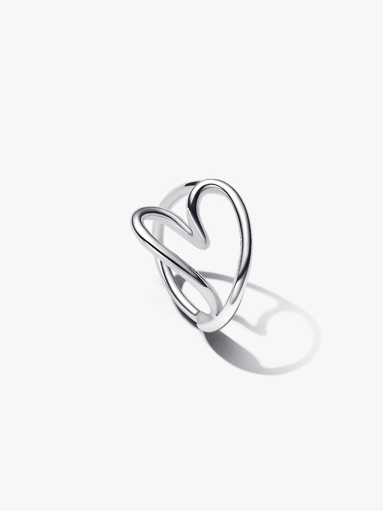 Organically Shaped Heart Ring