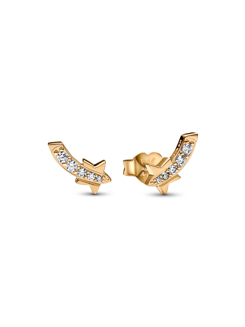 FINAL SALE - Shooting Star Pavé Stud Earrings